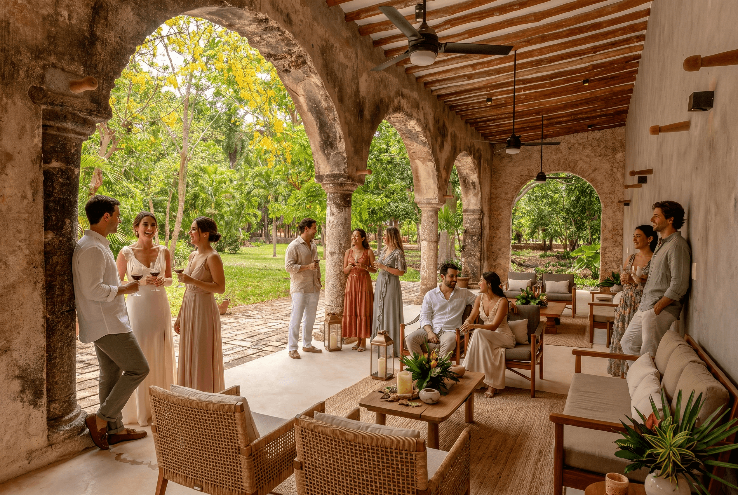 Real wedding at Hacienda Zamná