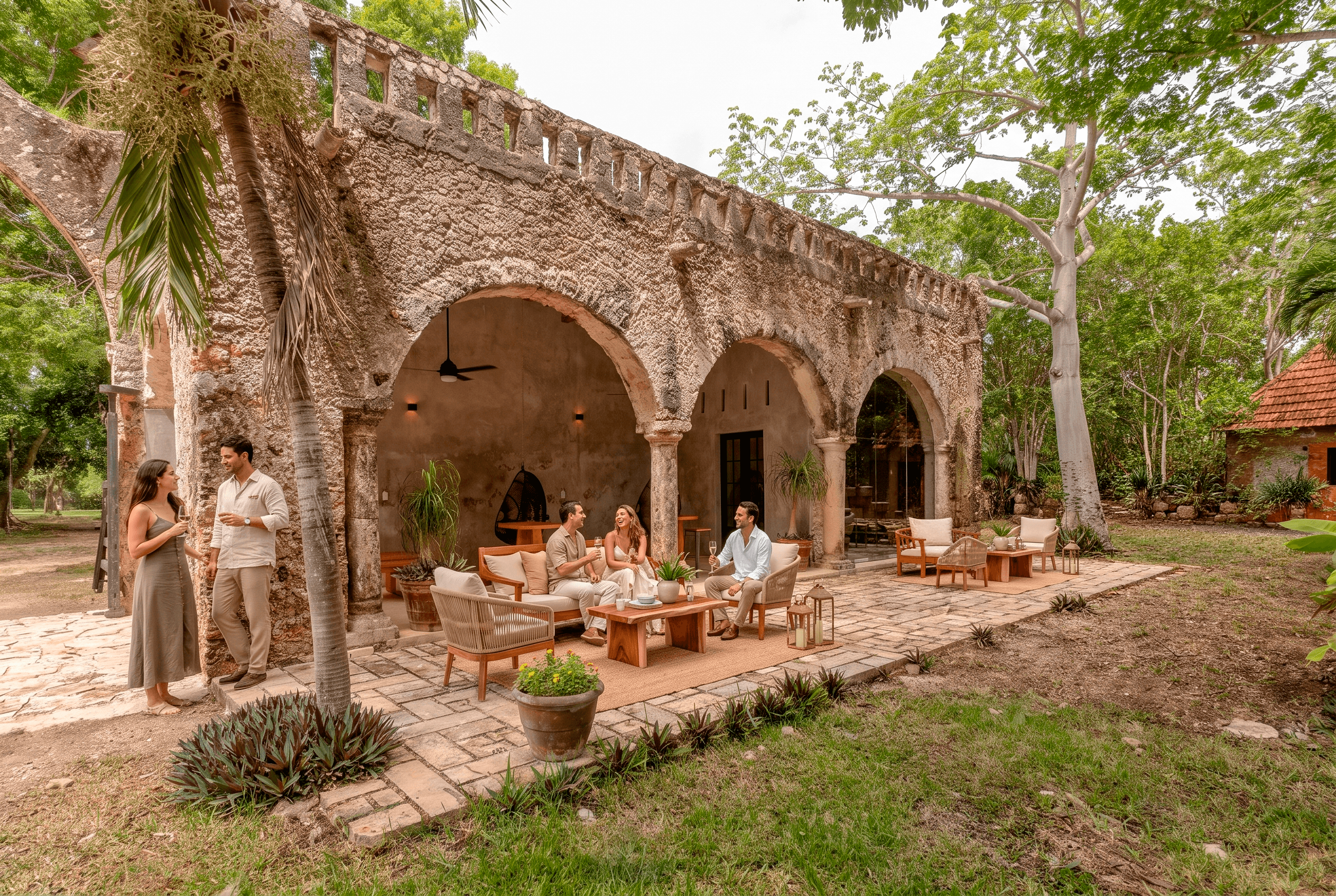 Real wedding at Hacienda Zamná
