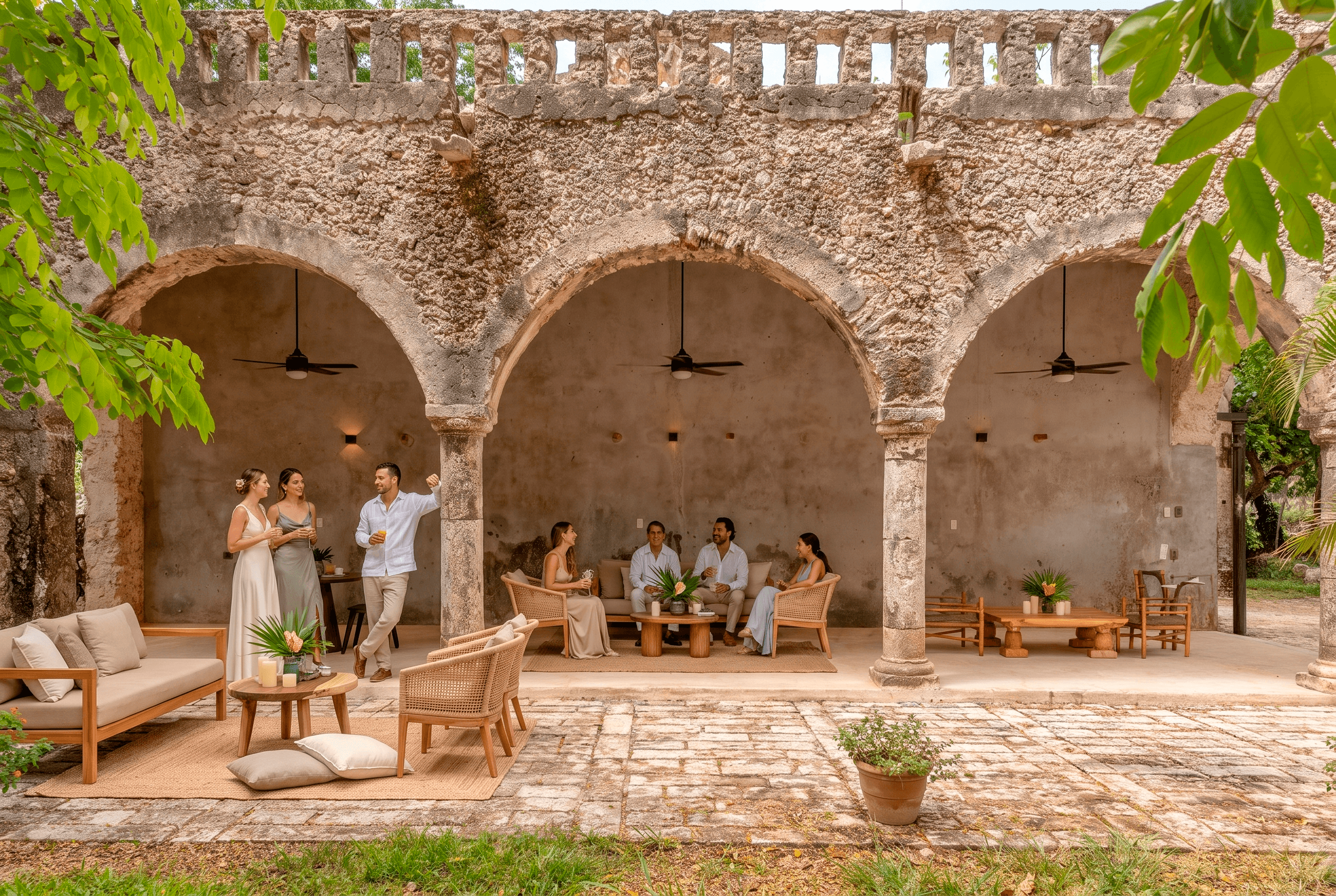 Real wedding at Hacienda Zamná