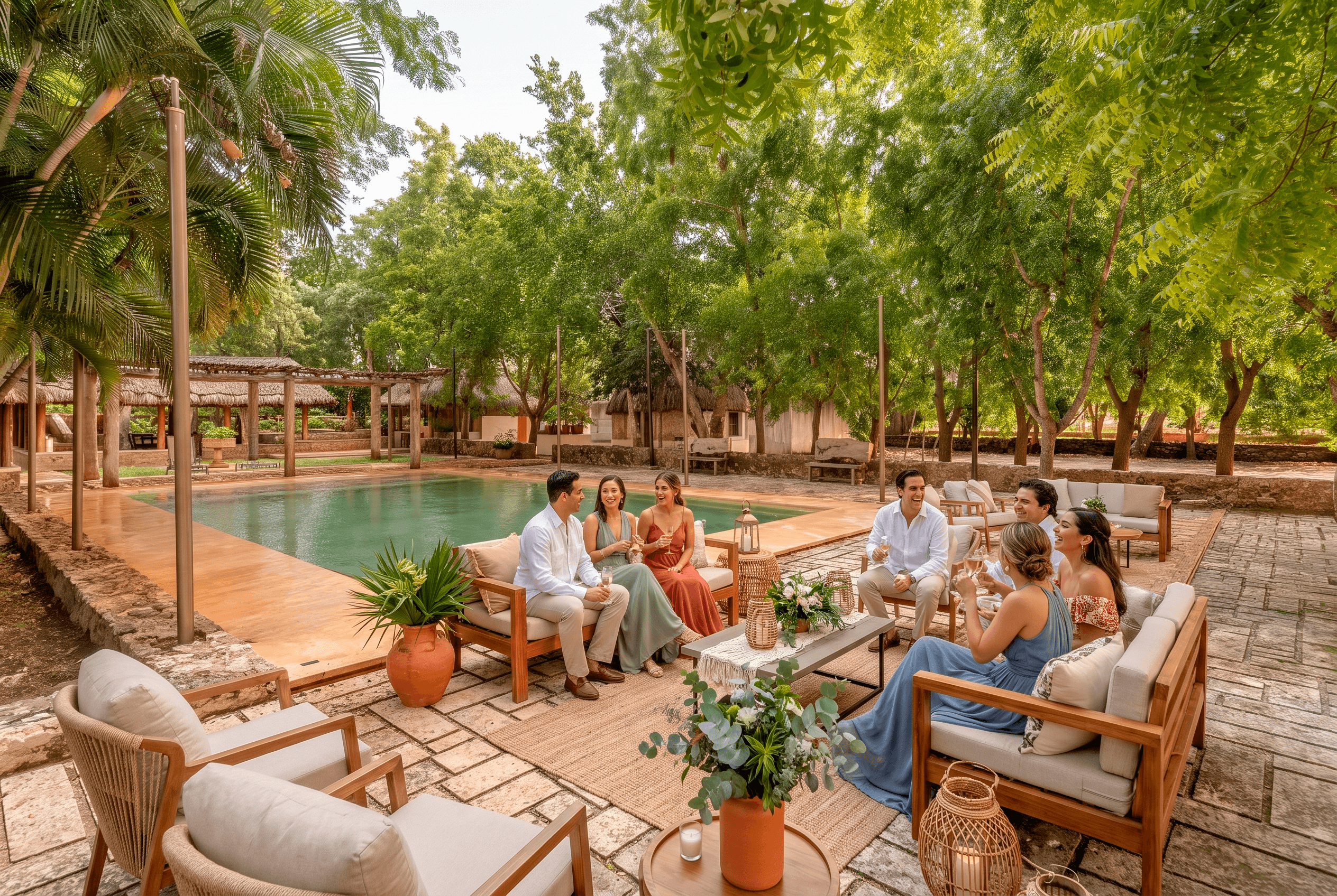 Real wedding at Hacienda Zamná