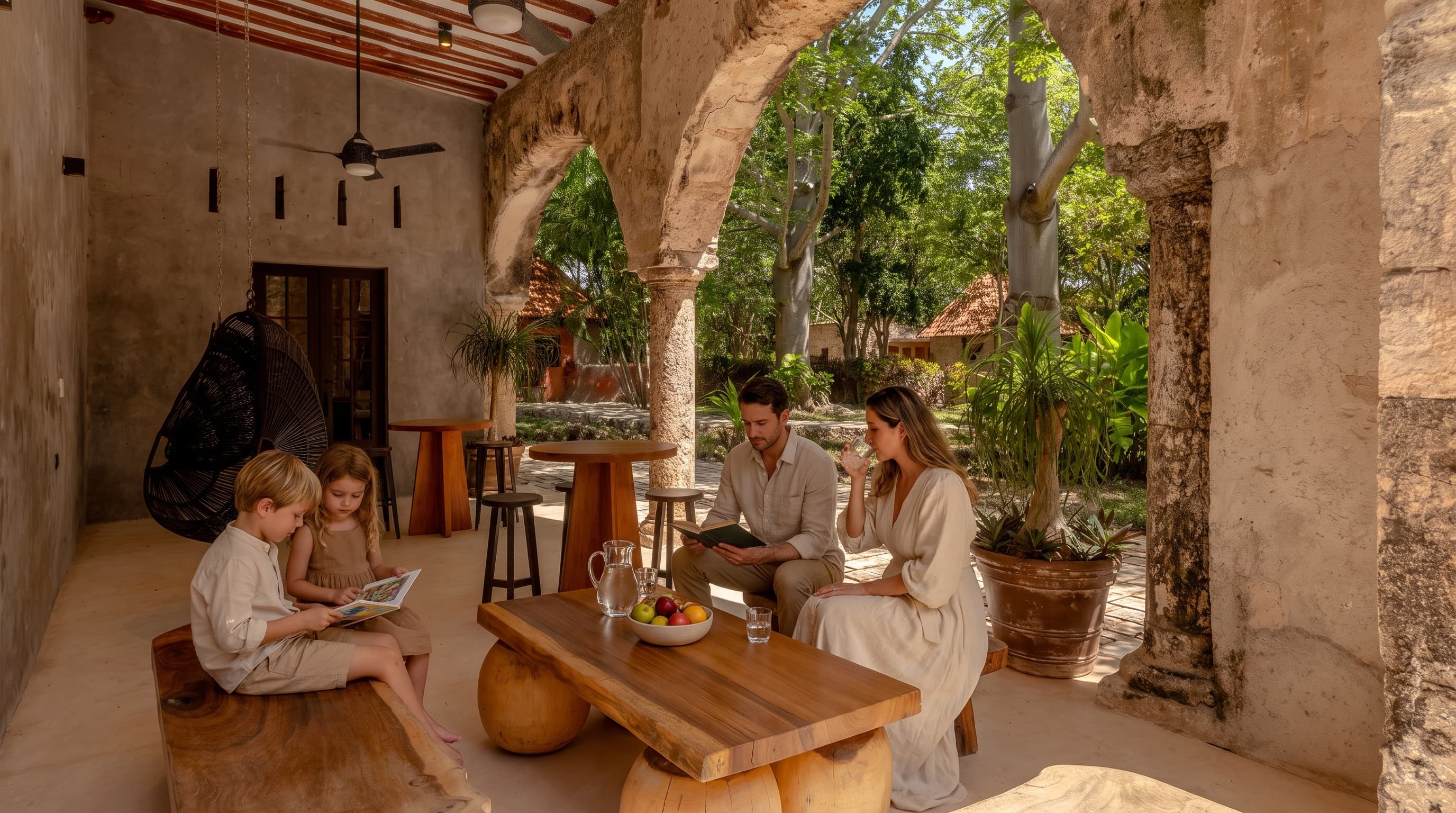 Real social event at Hacienda Zamná